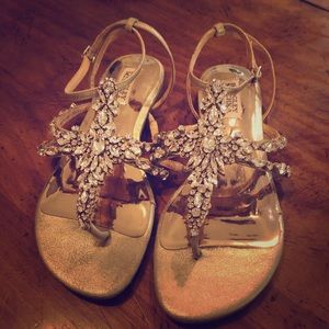 Badgley Mischka Hampden Sandals size 8!